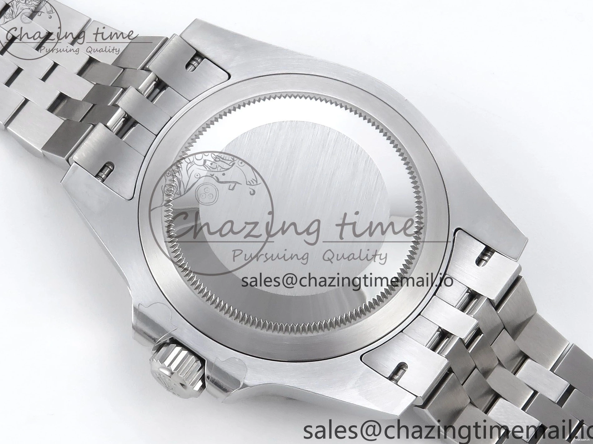 QF+ Bezel 1:1 Edition Blue Best Master II BLRO Steel 904L on SS SH3285 Dial Red 126710 GMT Black Bracelet 0427